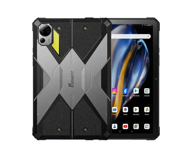 Tableta Fossibot DT2 Gri 4G, 10.4 HD 2K, 20GB RAM (12GB + 8GB extensibili), 256GB ROM, 64MP+32MP, Android 13, MT8781 Octa Core, 22000mAh, incarcare 66W, NFC, OTG, Wifi6, Quad Box, Dual SIM