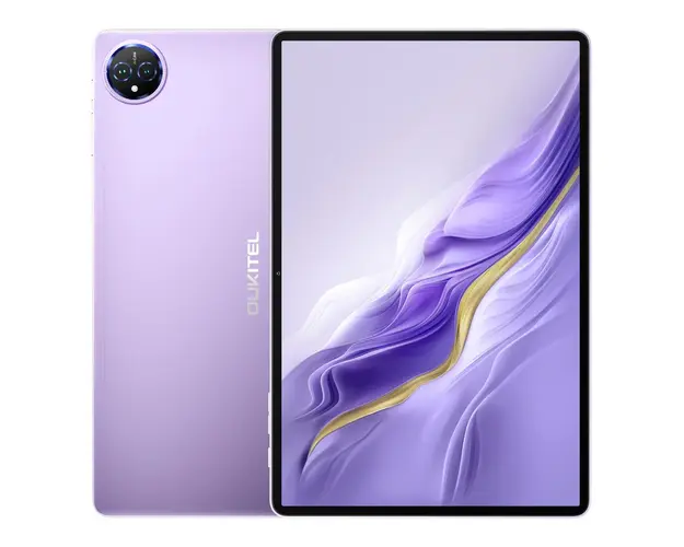 Tableta Oukitel OT12, Mov, 4G LTE, 11 2K IPS, 16GB RAM (4GB + 12GB extensibili), 256GB ROM, Android 14, Camera 13MP, Baterie 8000mAh, Dual SIM