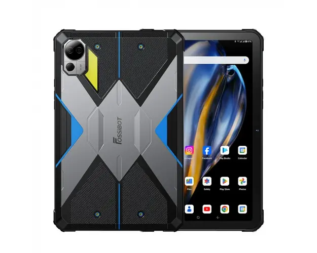 Tableta Fossibot DT2 Albastra 4G, 10.4 HD 2K, 20GB RAM (12GB + 8GB extensibili), 256GB ROM, 64MP+32MP, Android 13, MT8781 Octa Core, 22000mAh, incarcare 66W, NFC, OTG, Wifi6, Quad Box, Dual SIM