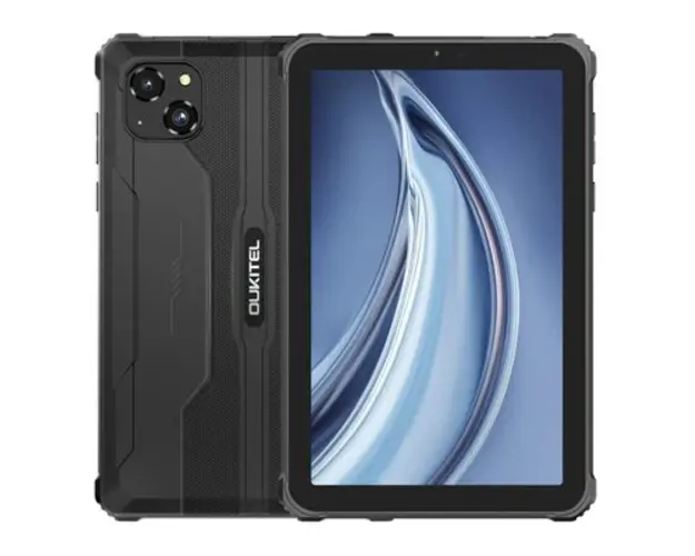 Tableta OUKITEL RT3 PRO, Negru, 4G, 8 HD Display, Android 14, 16GB RAM (4GB+12GB RAM extensibil), 128GB ROM, 16MP + 8MP, 5150mAh, Dual SIM