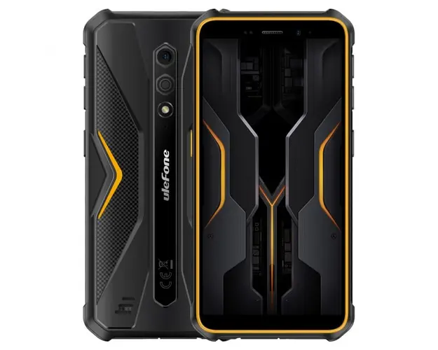Telefon mobil Ulefone Armor X12 Pro Orange, 4G, IPS 5.45 , 8GB RAM (4GB + 4GB extensibili), 64GB ROM, Android 13, MediaTek Helio G36, NFC, 4860mAh, Dual SIM