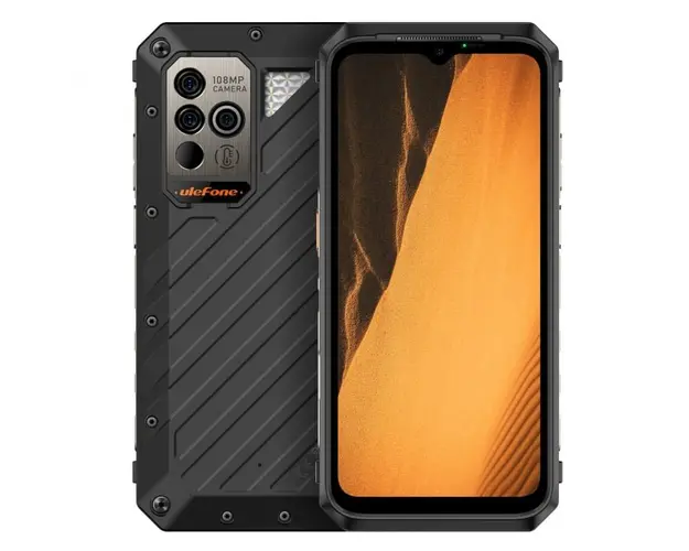 Telefon mobil Ulefone Power Armor 19 4G Negru, 6.58 IPS, 17GB RAM (12GB + 5GB extensibili), 256GB ROM, Android 12, MT6789, NFC, IP68, 9600mAh, Dual SIM