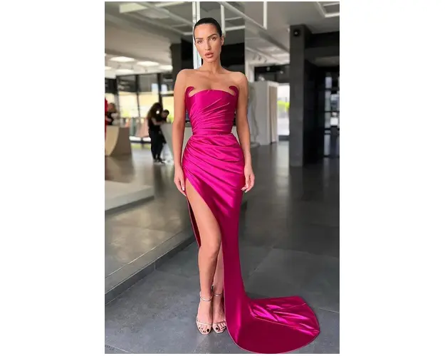 Rochie Riya Fucshia