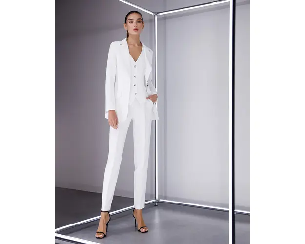 Costum Amelia (3 piese) Alb