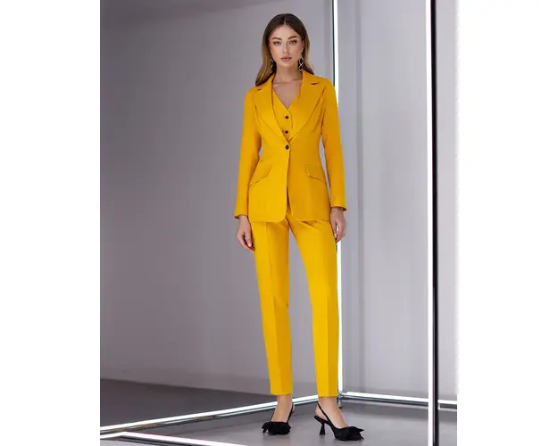 Costum Amelia (3 piese) Galben