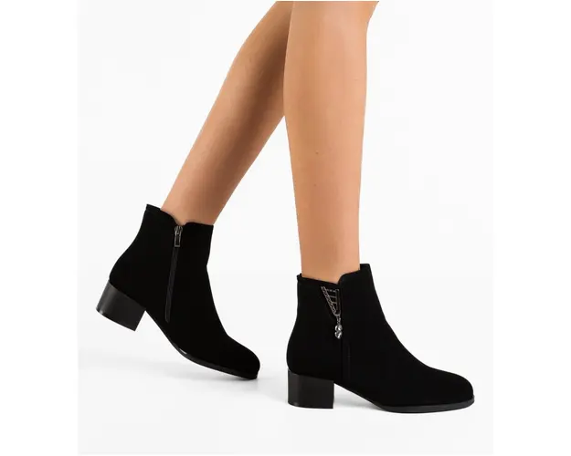 Botine dama Arntz Negre