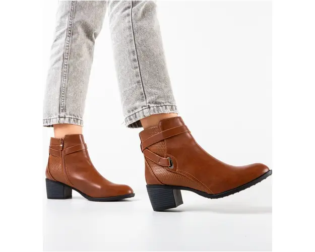 Botine dama Avor Camel