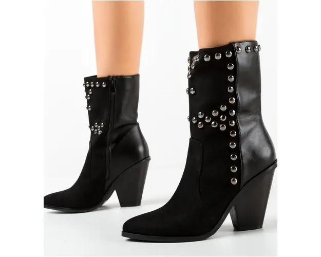 Botine dama Baird Negre