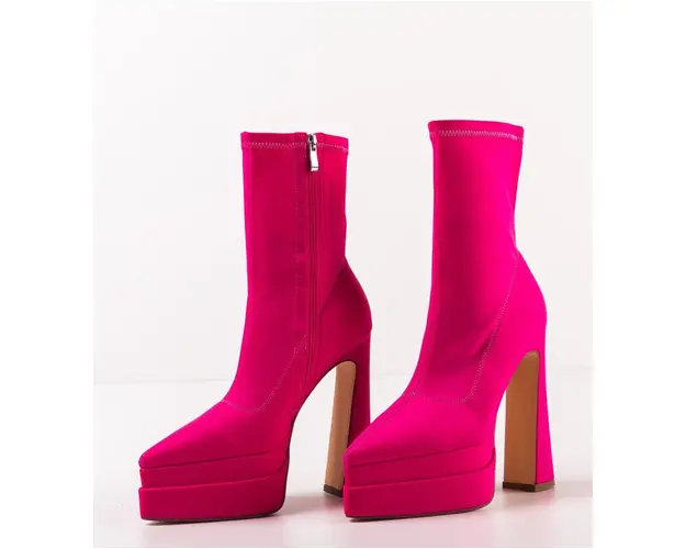 Botine dama Bhumi Fuchsia