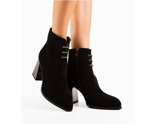 Botine dama Bone Negre