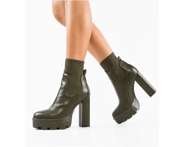 Botine dama Book Verzi