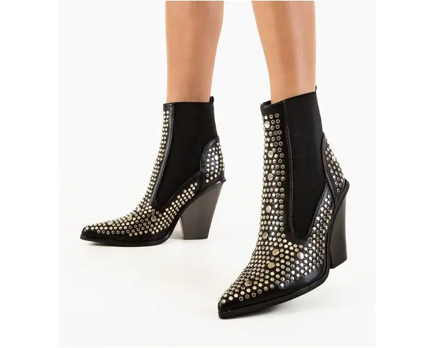 Botine dama Carol Negre