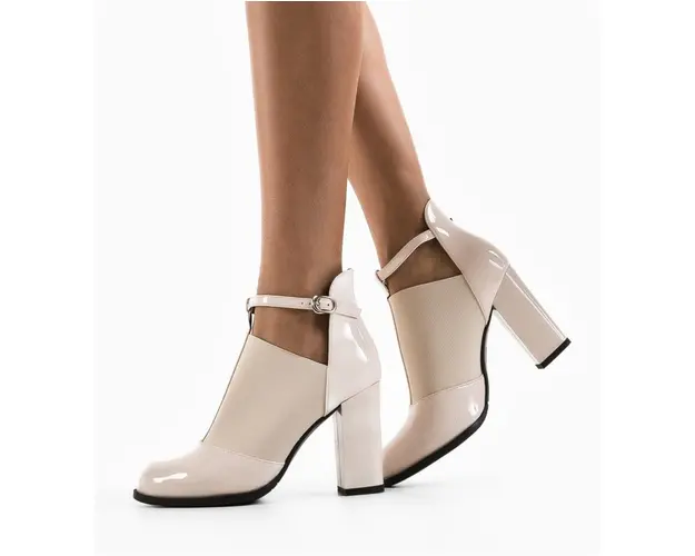 Botine dama Celeste Bej