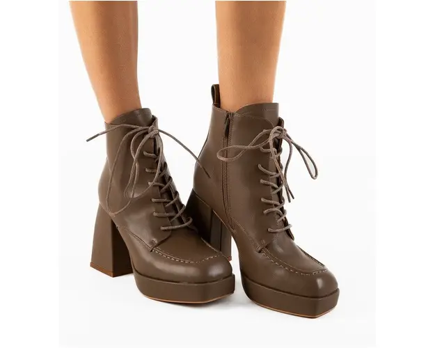 Botine dama Chisom Khaki