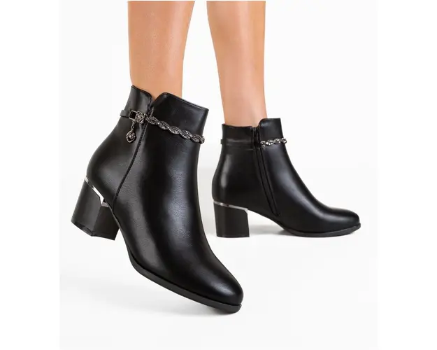 Botine dama Damja Negre