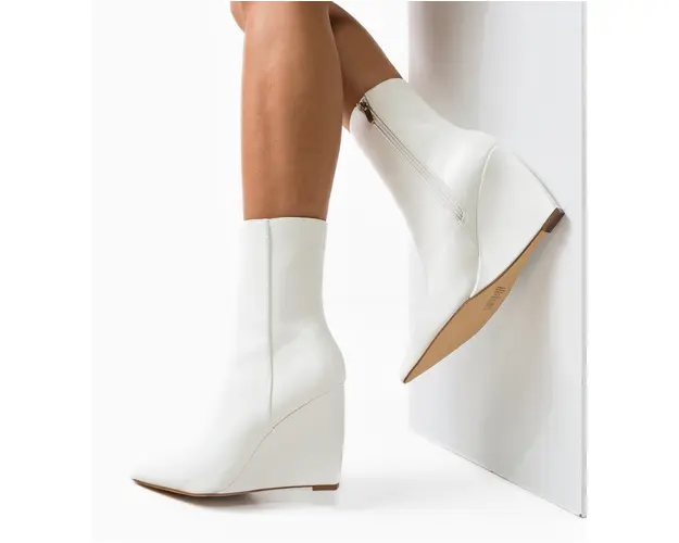 Botine dama Delila Albe