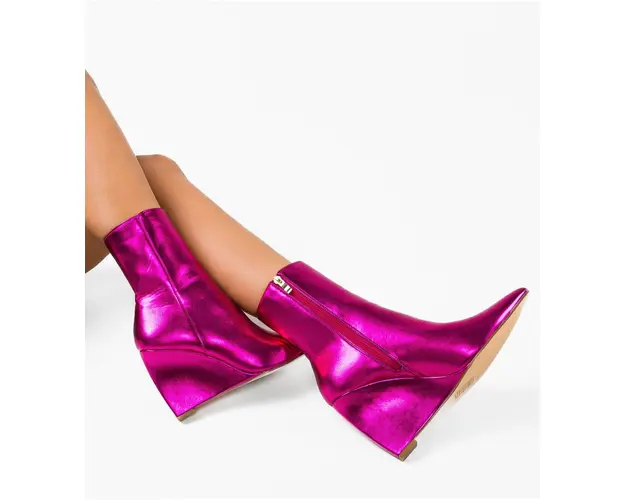Botine dama Delila Fuchsia