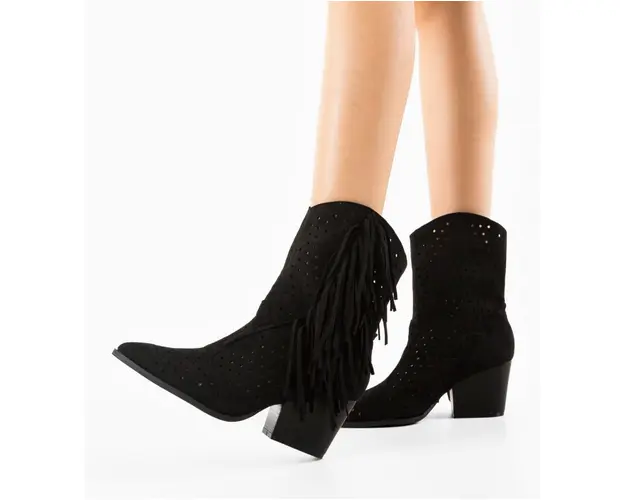 Botine dama Granela Negre