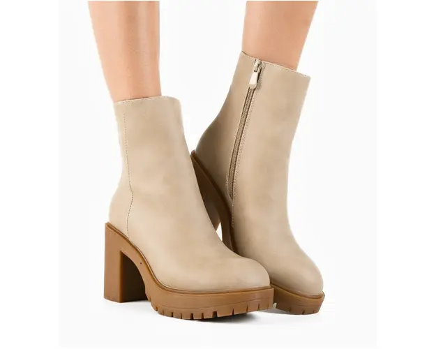 Botine dama Guevara Bej