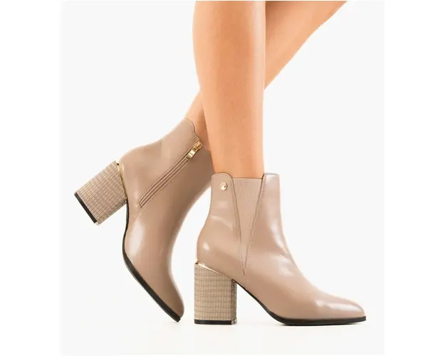 Botine dama Inimay Khaki