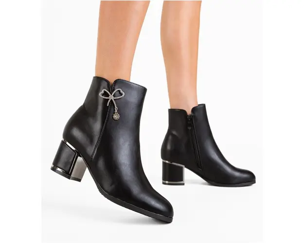 Botine dama Jasmi Negre