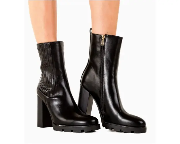 Botine dama Kajal Negre