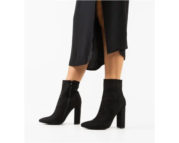 Botine dama Leo Negre