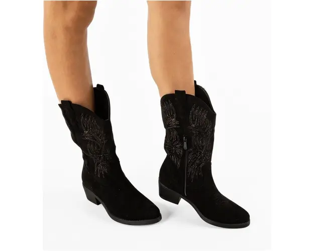 Botine dama Letty Negre