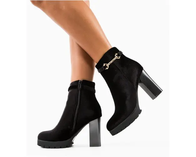 Botine dama Luqma Negre