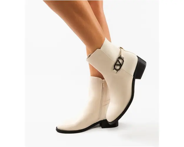 Botine dama Math Bej