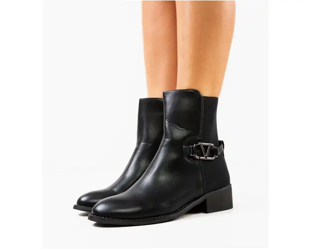 Botine dama Math Negre
