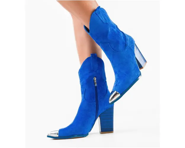 Botine dama Melda Albastre
