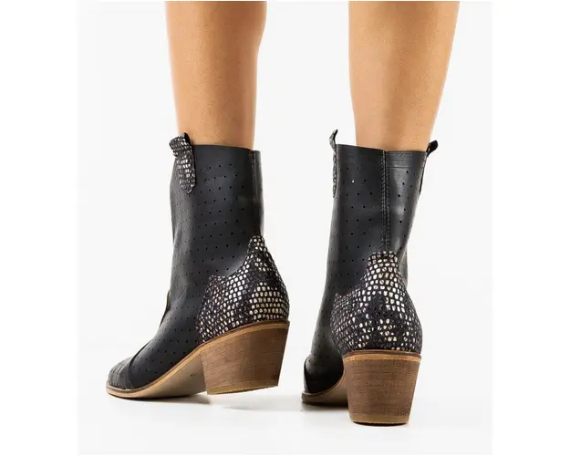 Botine dama Mixdor Negre