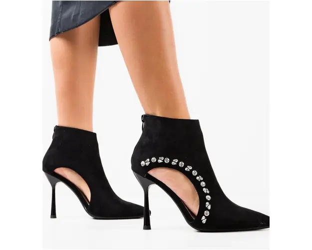 Botine dama Moody Negre