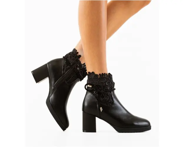 Botine dama Nelnel Negre 2