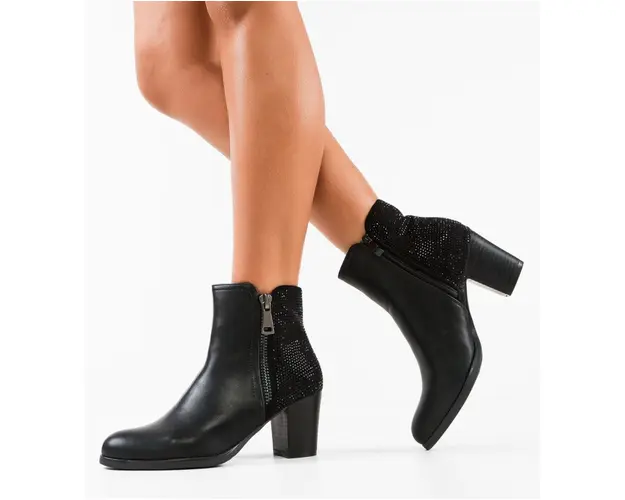 Botine dama Ortega Negre