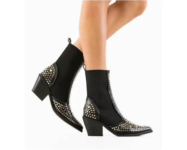 Botine dama Roth Negre