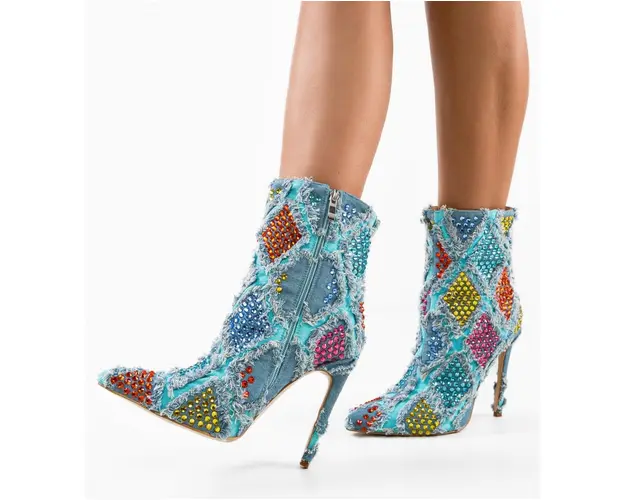 Botine dama Ruomba Albastre
