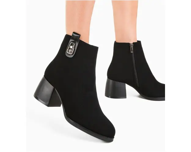 Botine dama Shae Negre