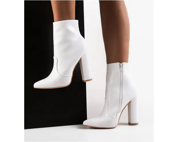 Botine dama Spen Albe