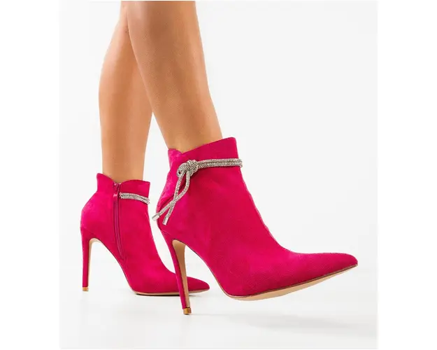 Botine dama Warna Roz