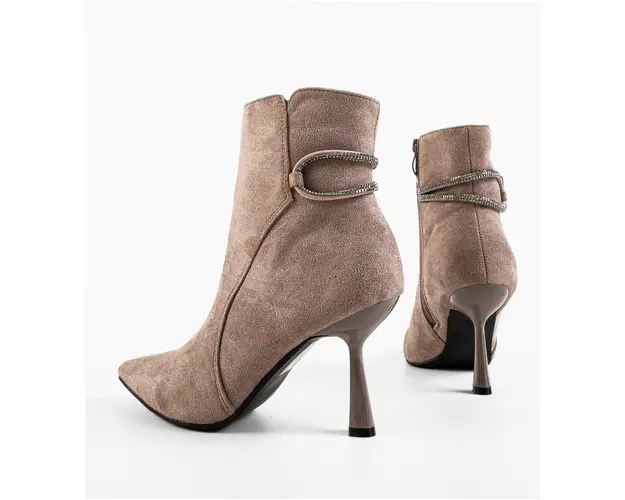 Botine dama Youse Khaki