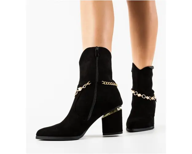 Botine dama Zakari Negre