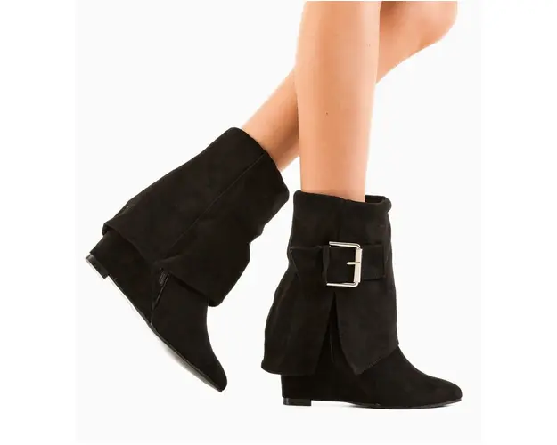 Botine dama Zhou Negre