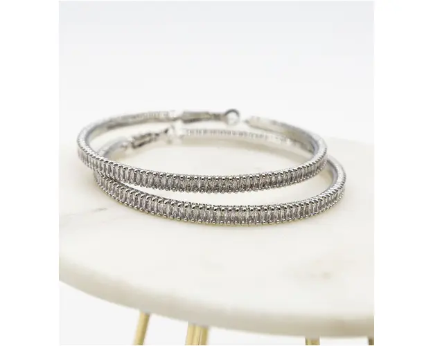 Cercei Marzol Argintii