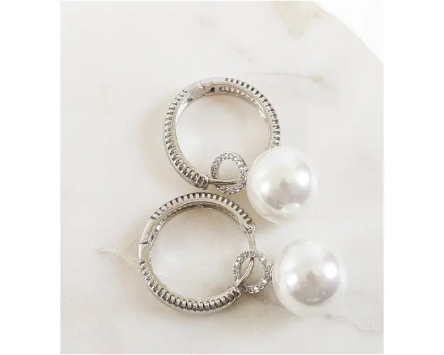 Cercei Peyu Argintii