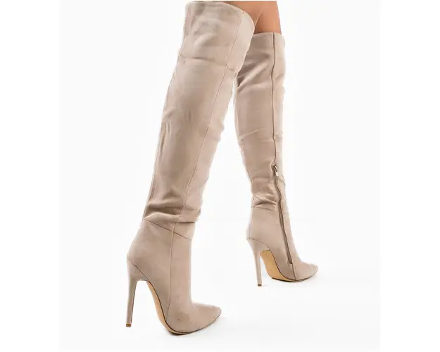 Cizme dama Barb Bej