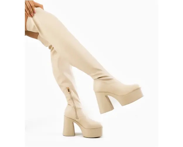 Cizme dama Boipelo Bej