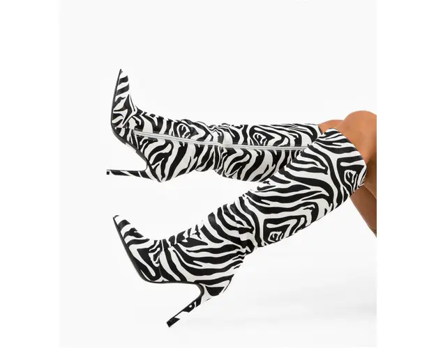 Cizme dama Cohen Zebra