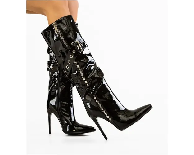 Cizme dama Estesso Negre